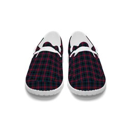 ScotsTee Shop Scottish Lindsay-McGee Modern Clan Tartan Plaid Canvas Loafer Shoes