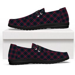 ScotsTee Shop Scottish Lindsay-McGee Modern Clan Tartan Plaid Canvas Loafer Shoes