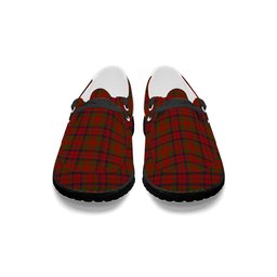 ScotsTee Shop Scottish Lumsden Boghead Tartan Plaid Canvas Loafer Shoes