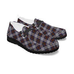ScotsTee Shop Scottish MacBeth Dress Tartan Plaid Canvas Loafer Shoes
