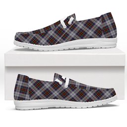 ScotsTee Shop Scottish MacBeth Dress Tartan Plaid Canvas Loafer Shoes