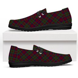 ScotsTee Shop Scottish MacBean of Tomatin Tartan Plaid Canvas Loafer Shoes