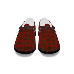 ScotsTee Shop Scottish Livingstone Tartan Plaid Canvas Loafer Shoes