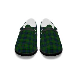 ScotsTee Shop Scottish Lauder Family Tartan Plaid Canvas Loafer Shoes