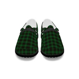 ScotsTee Shop Scottish MacAulay of Lewis Tartan Plaid Canvas Loafer Shoes