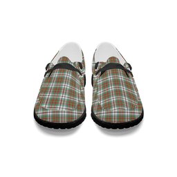 ScotsTee Shop Scottish MacBean Dress Ancient Tartan Plaid Canvas Loafer Shoes