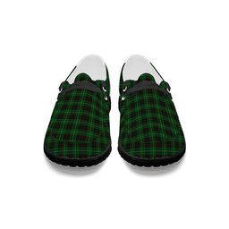 ScotsTee Shop Scottish MacAuley of Lewis Tartan Plaid Canvas Loafer Shoes