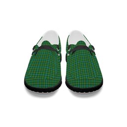 ScotsTee Shop Scottish Kennedy Irish Ancient Tartan Plaid Canvas Loafer Shoes