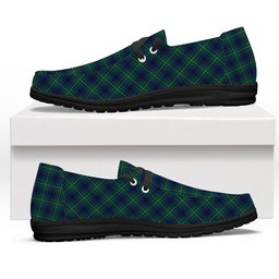 ScotsTee Shop Scottish Johnstone Originaux Modern Clan Tartan Plaid Canvas Loafer Shoes