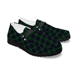 ScotsTee Shop Scottish Jempson MacDonald C & C Tartan Plaid Canvas Loafer Shoes