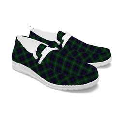 ScotsTee Shop Scottish Jempson MacDonald C & C Tartan Plaid Canvas Loafer Shoes