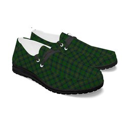 ScotsTee Shop Scottish Kennedy 3 Tartan Plaid Canvas Loafer Shoes