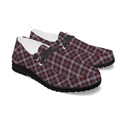 ScotsTee Shop Scottish Jardine of Castlemilk Modern Tartan Plaid Canvas Loafer Shoes
