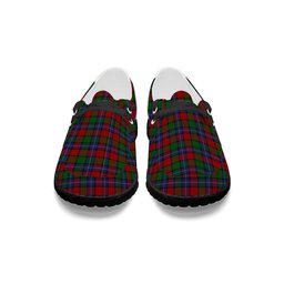 ScotsTee Shop Scottish Kilgour Tartan Plaid Canvas Loafer Shoes