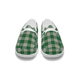 ScotsTee Shop Scottish Kelso Ancient Clan Tartan Plaid Canvas Loafer Shoes