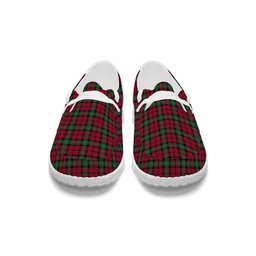 ScotsTee Shop Scottish Kerr Modern Clan Tartan Plaid Canvas Loafer Shoes