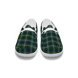 ScotsTee Shop Scottish Johnston Dress Dalgleish Tartan Plaid Canvas Loafer Shoes