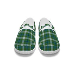 ScotsTee Shop Scottish Johnstone Dress Ancient Tartan Plaid Canvas Loafer Shoes