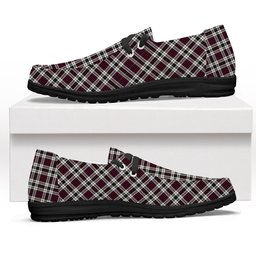 ScotsTee Shop Scottish Little Dress Modern Tartan Plaid Canvas Loafer Shoes