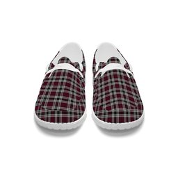 ScotsTee Shop Scottish Little Dress Tartan Plaid Canvas Loafer Shoes