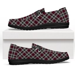 ScotsTee Shop Scottish Little Dress Tartan Plaid Canvas Loafer Shoes