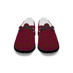 ScotsTee Shop Scottish Lumsden of Clova Tartan Plaid Canvas Loafer Shoes