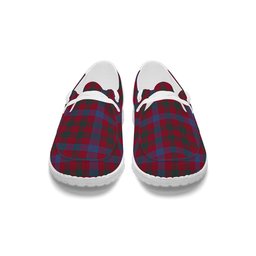 ScotsTee Shop Scottish Laing Artefact Modern Tartan Plaid Canvas Loafer Shoes