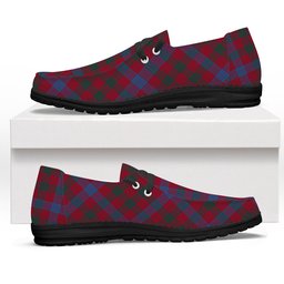 ScotsTee Shop Scottish Laing Artefact Modern Tartan Plaid Canvas Loafer Shoes