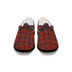 ScotsTee Shop Scottish Leslie Ancient Tartan Plaid Canvas Loafer Shoes