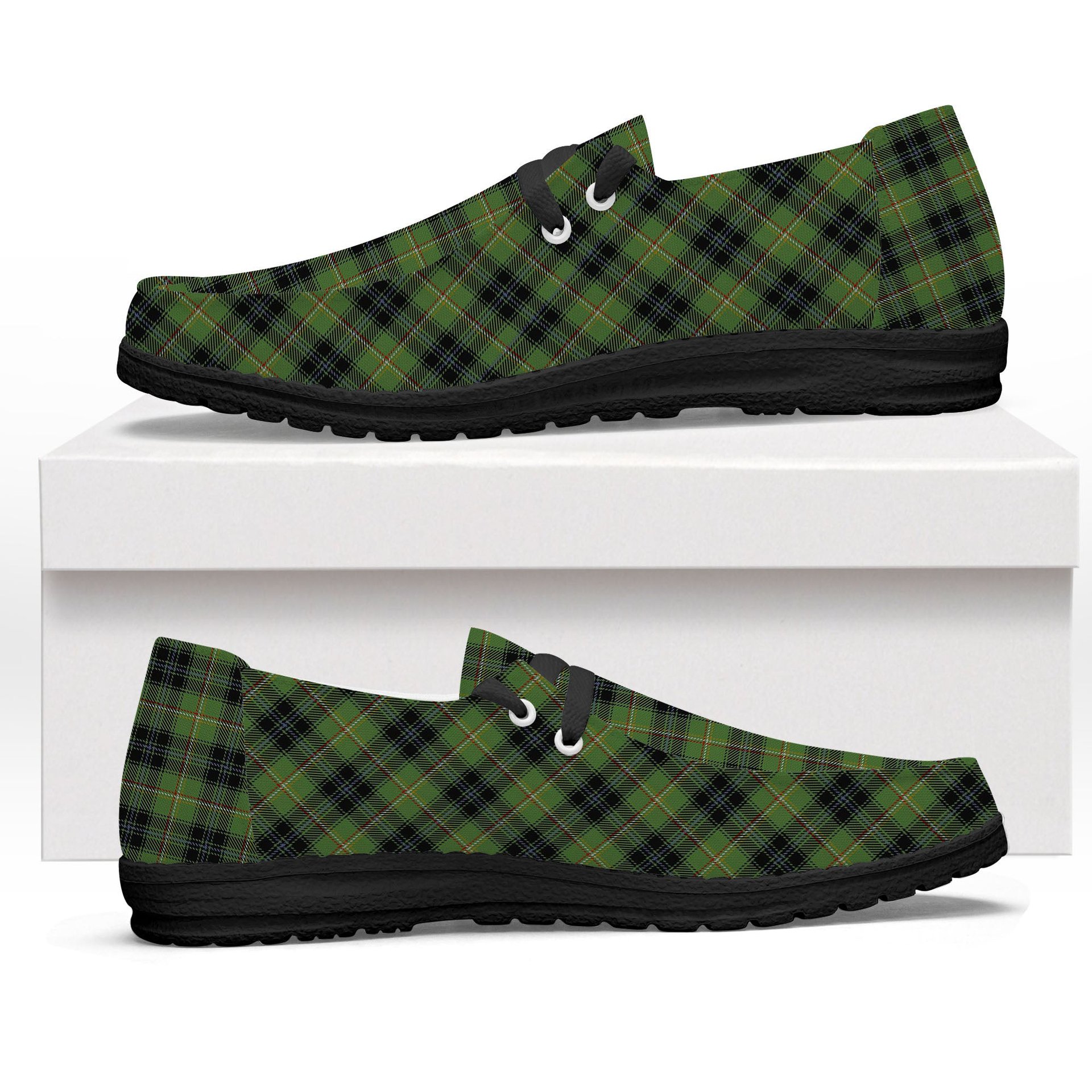 ScotsTee Shop Scottish Lorne Marquis of Tartan Plaid Canvas Loafer Shoes