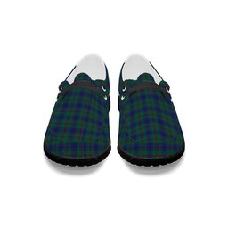 ScotsTee Shop Scottish Lawrie Tartan Plaid Canvas Loafer Shoes
