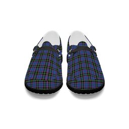 ScotsTee Shop Scottish Lang of Sherbrooke Modern Clan Tartan Plaid Canvas Loafer Shoes