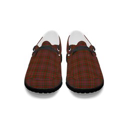 ScotsTee Shop Scottish MacAlister Modern Tartan Plaid Canvas Loafer Shoes