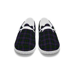 ScotsTee Shop Scottish Lysaght Hunting Tartan Plaid Canvas Loafer Shoes