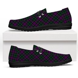 ScotsTee Shop Scottish Lennie Tartan Plaid Canvas Loafer Shoes