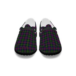 ScotsTee Shop Scottish Logan 1831 Tartan Plaid Canvas Loafer Shoes