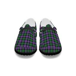 ScotsTee Shop Scottish MacArthur of Milton Ancient Tartan Plaid Canvas Loafer Shoes