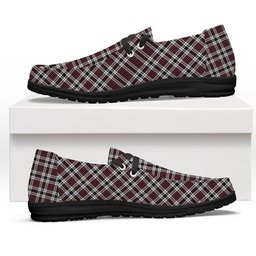 ScotsTee Shop Scottish Little Dress Ancient Tartan Plaid Canvas Loafer Shoes
