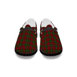 ScotsTee Shop Scottish Leckie Tartan Plaid Canvas Loafer Shoes