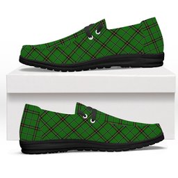 ScotsTee Shop Scottish Leach Hunting Tartan Plaid Canvas Loafer Shoes