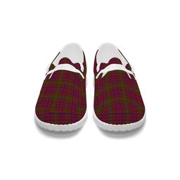 ScotsTee Shop Scottish Lumsden Short Tartan Plaid Canvas Loafer Shoes