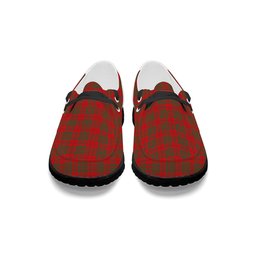 ScotsTee Shop Scottish MacAlister of Glenbarr Modern Tartan Plaid Canvas Loafer Shoes