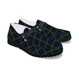 ScotsTee Shop Scottish MacCraig Tartan Plaid Canvas Loafer Shoes