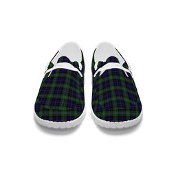 ScotsTee Shop Scottish MacCraig Tartan Plaid Canvas Loafer Shoes