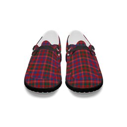 ScotsTee Shop Scottish MacColl Hunting Modern Tartan Plaid Canvas Loafer Shoes