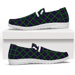 ScotsTee Shop Scottish MacCallum #2 Tartan Plaid Canvas Loafer Shoes