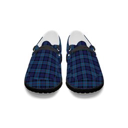 ScotsTee Shop Scottish MacCorquodale 2 Tartan Plaid Canvas Loafer Shoes