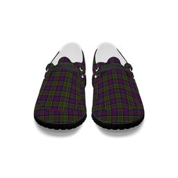 ScotsTee Shop Scottish MacDonald of Clanranald 2 Tartan Plaid Canvas Loafer Shoes