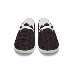 ScotsTee Shop Scottish MacDonald of Clanranald 2 Tartan Plaid Canvas Loafer Shoes