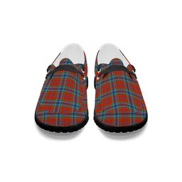 ScotsTee Shop Scottish MacCreary Ancient Tartan Plaid Canvas Loafer Shoes